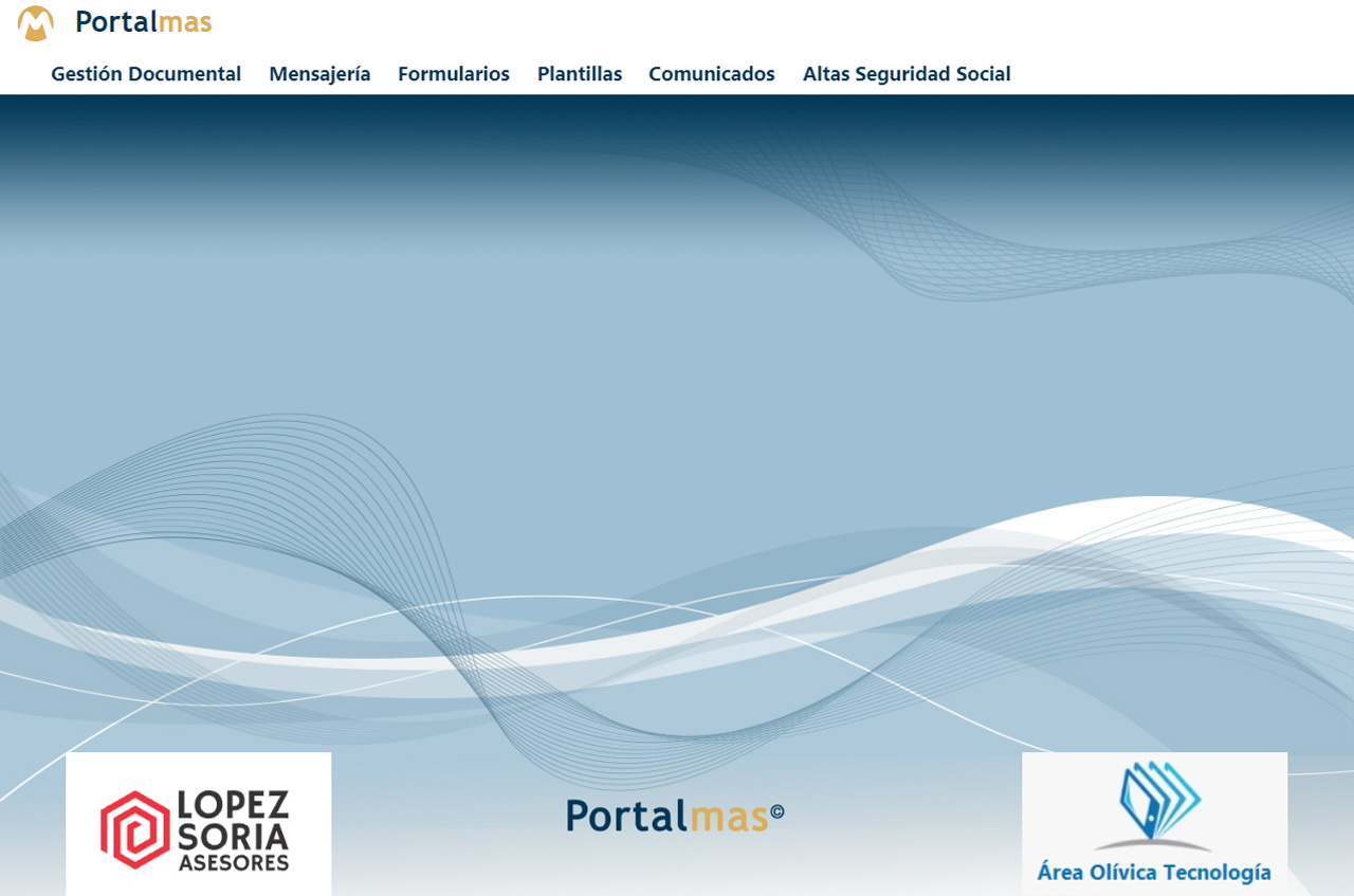 Portalmas espacio web personalizado para cada cliente - Máster Asesor Interfaz personalizada para cada cliente - Máster Asesor